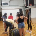 Cheryl Speranza Leadership Institute youth film production class. Learning to operate the equipment and edit the video.